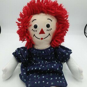 Raggedy Ann Doll - Soft Plush Stuffed- 17 inches - Applause Inc - Johnny Gruelle